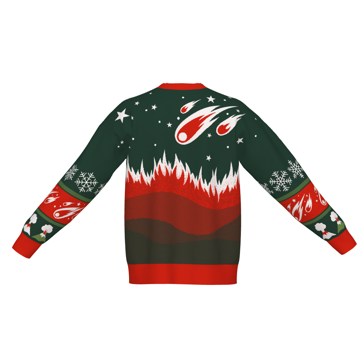 Dinosaur Sweater Holiday Green/Red