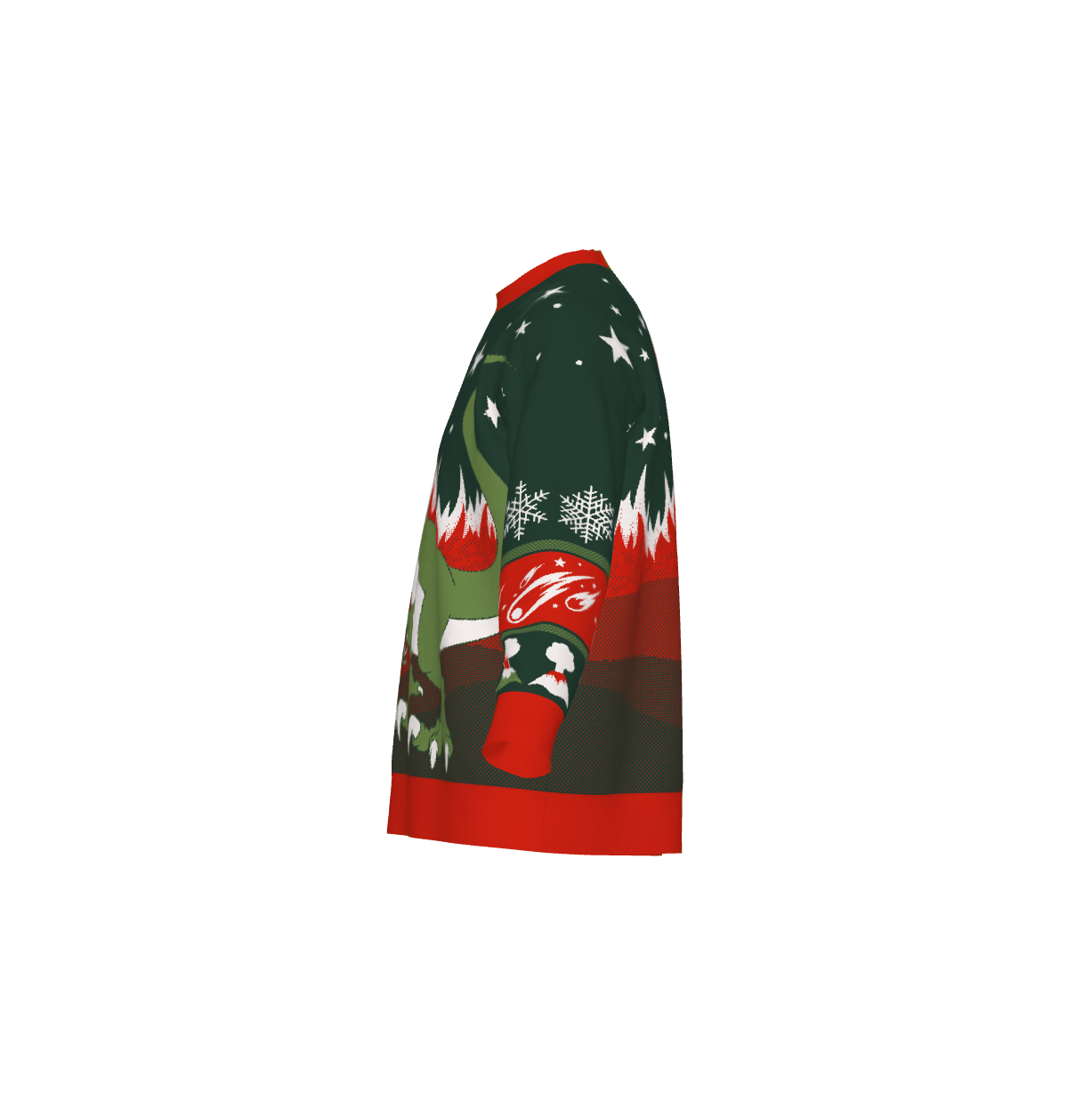 Dinosaur Sweater Holiday Green/Red